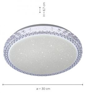 Leuchten Direkt 14370-00 - LED Zatemnitvena stropna svetilka FRIDA LED/12W/230V