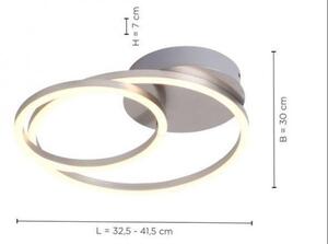 Leuchten Direkt 14021-55 - LED Nadgradni lestenec IVANKA LED/26W/230V