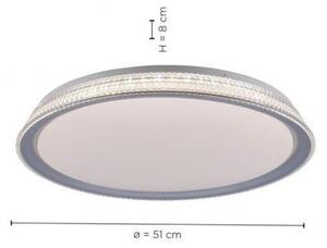 Leuchten Direkt 14359-21 - LED Zatemnitvena stropna svetilka KARI LED/36W/230V