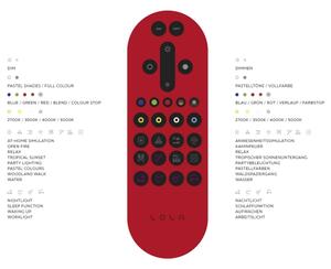 Leuchten Direkt 14281-16 - LED RGB Zatemnitvena svetilka NAOMI LED/51,8W/230V + Daljinski upravljalnik