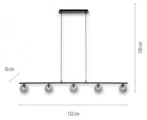 Paul Neuhaus 2026-18 - LED Lestenec na vrvici WIDOW 5xG9/3W/230V