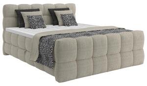 Premium Living Postelja Boxspring Brisbane, Barva Šampanjca, 140x200