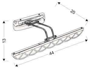 LED Osvetlitev ogledala MOVE LED/6W/230V