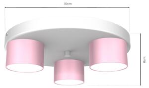 Stropna svetilka DIXIE 3xGX53/11W/230V roza
