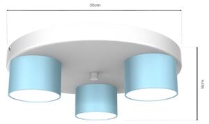 Stropna svetilka DIXIE 3xGX53/11W/230V modra