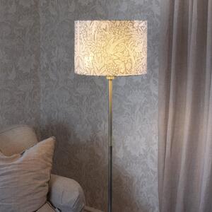 PR Home Stojna svetilka Amy, Eldertree zelena/zlata, višina 150 cm, E27, Zlata / medeninasta, Dnevna soba / jedilnica, Tkanine / tekstil