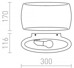 RED - Design Rendl - R12365 - Stenska svetilka VERITA 1xE27/33W/230V bela