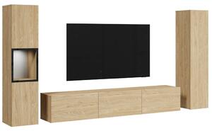 DNEVNI REGAL, barve hrasta