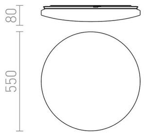 RED - Design Rendl - R12434 - LED Stropna svetilka SEMPRE LED/56W/230V okrogla