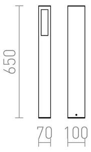 RED - Design Rendl - R10441 - Zunanja svetilka TREEZA 1xE27/26W/230V IP54