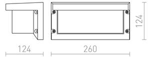 RED - Design Rendl- R12561 - Zunanja stenska svetilka HIDE 1xE27/18W/230V IP54