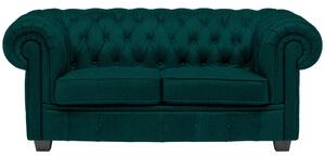 CHESTERFIELD ZOFA, gozdno zelena tekstil