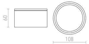 RED - Design Rendl - R10430 - Zunanja svetilka MERIDO 1xGX53/11W/230V IP54