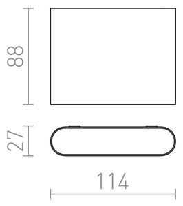 RED - Design Rendl - R12012 - LED Zunanja stenska svetilka CHOIX 2xLED/3W/230V IP54