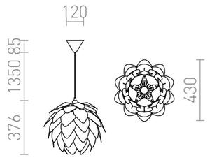 RED - Design Rendl - R12381 - Lestenec na vrvici ENCOMBRE 1xE27/42W/230V
