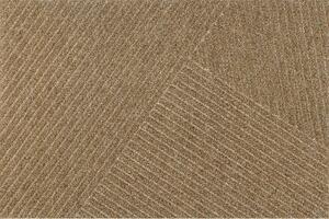 PREDPRAŽNIK Dune Stripes Taupe 60/90 cm reliefno rjavosiva