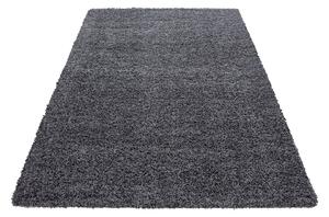 PREPROGA Z VISOKIM FLOROM Life 1500 140/200 cm tkano siva