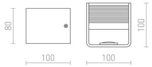 RED - Design Rendl - R12598 - LED Stenska svetilka ONYX LED/5W/230V bela