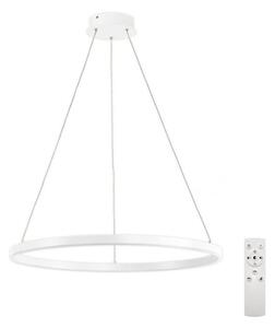 Top Light - LED Zatemnitveni lestenec na vrvici LED/30W/230V bela + Daljinski upravljalnik