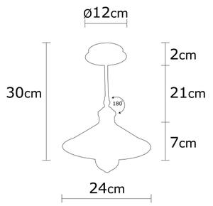 Lestenec na drogu BERCESTE 1xE27/40W/230V