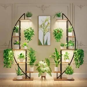 Moonflower™ Stojalo Za Rastline V Obliki Polmeseca Z Osvetlitvijo