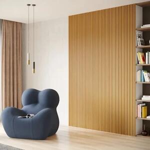 Woodypanel™ Ojačana Samolepilna Stenska Obloga - 10m Rola (6m²), Dimljen hrast