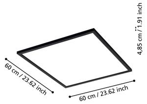 Eglo 900052 - LED Zatemnitvena stropna svetilka SALOBRENA-Z LED/33W/230V črna