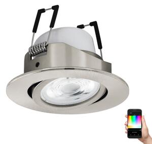 Eglo 99672 - LED RGBW Zatemnitvena vgradna svetilka SALICETO-Z LED/5W/230V