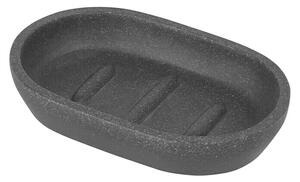 Camargue Posoda za milo Stone (Polirezin, Antracit, Dolžina: 13,1 cm)