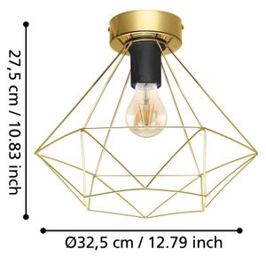 Eglo 43678 - Stropna svetilka TARBES 1xE27/60W/230V