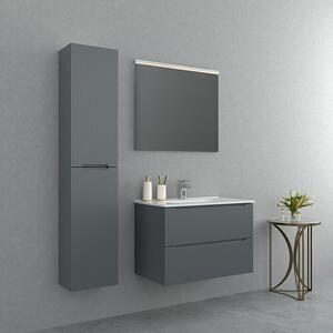 Ogledalo z LED osvetlitvijo Lote (80 x 68 cm)