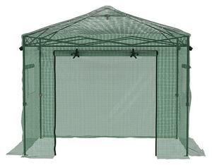 Gardol Rastlinjak s folijo Pop-Up (240 x 180 x 245 cm, Kovina, Plastika)