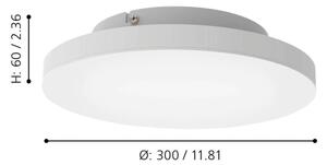 Eglo 900054 - LED RGBW Zatemnitvena stropna svetilka TURCONA-Z LED/15,7W/230V