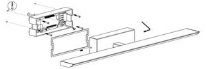 Eglo 900021 - LED RGBW Zatemnitvena kopalniška osvetlitev ogledala 21,5W/230V IP44