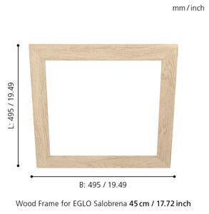 Eglo 99422 - Okvir za svetilko SALOBRENA 450x450 mm