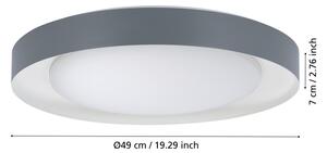 Eglo 99782 - LED Zatemnitvena stropna svetilka LAURITO LED/24W/230V 3000-6500K + Daljinski upravljalnik