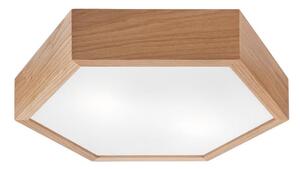 Stropna svetilka OAK HEX 2xE27/60W/230V pr. 43 cm hrast