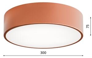 LED Stropna svetilka CLEO LED/24W/230V 3000K pr. 30 cm baker