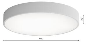 LED Stropna svetilka CLEO LED/69W/230V 4000K pr. 60 cm siva