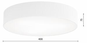 LED Stropna svetilka CLEO LED/43W/230V 3000K pr. 40 cm bela