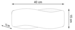 Sollux SL.1018 - Stenska svetilka TILA 2xG9/40W/230V 40 cm bela