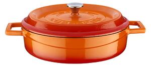 LAVA Litoželezni lonec, 28 cm - oranžen, nizek