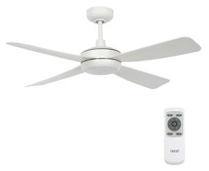 Lucci air 213302- LED Zatemnitveni ventilator SLIPSTREAM 1xGX53/12W/230V bela + Daljinski upravljalnik