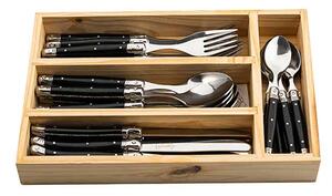 LAGUIOLE Premium Line Set jedilnega pribora (24 delni) - Black