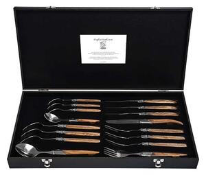 LAGUIOLE Luxury Line Set jedilnega pribora (16 delni) - Olive