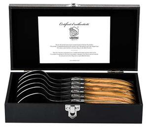 LAGUIOLE Luxury Line Set žlic - Olive (6 kom)
