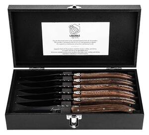 LAGUIOLE Luxury Line Set nožev za zrezke - Wenge Black (6 kom)