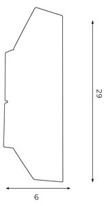 Stenska svetilka WALL 2xGU10/8W/230V črna