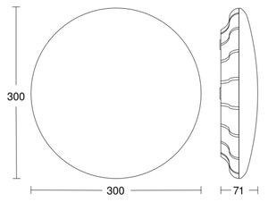 Steinel 081096 - LED Stropna svetilka s senzorjem RS PRO S10 SC 9,1W/230V 3000K