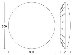 Steinel 067564 - LED Stropna svetilka s senzorjem RS PRO S20 SC 15,7W/230V 3000K